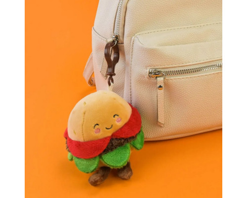 Мягкая игрушка-брелок "Гамбургер" Plush and Co PLC25084, 7 см