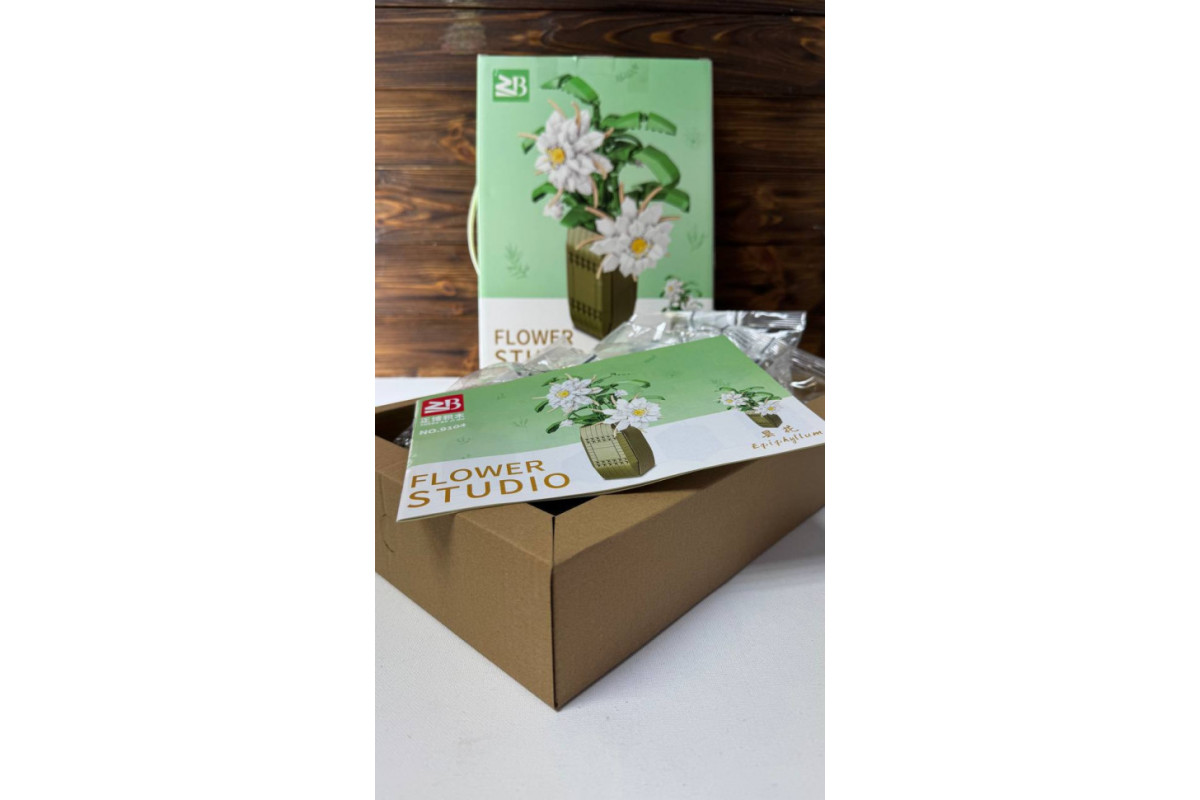 Дитячий конструктор "Квіти Epiphyllum" Flower Studio 9104A 571 деталь