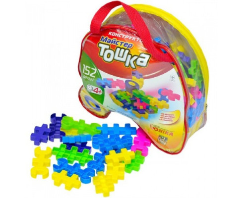 Конструктор з великими деталями «Майстер Тошка» 80020, 152 деталі