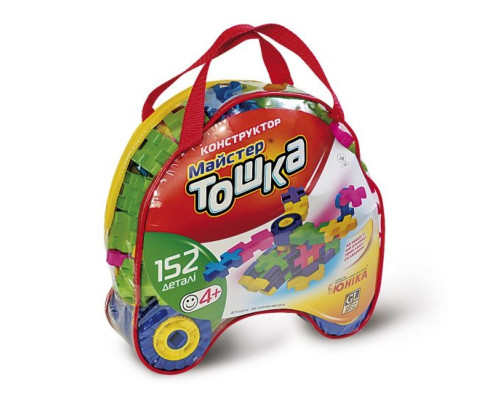 Конструктор з великими деталями «Майстер Тошка» 80020, 152 деталі