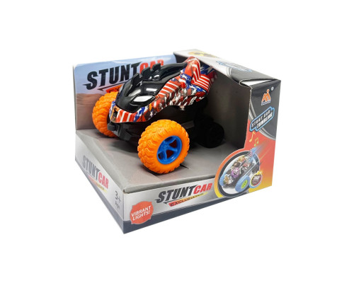 Детская трюковая машинка FL-20610C(Orange) инерционная, 11 см, оборот на 360°