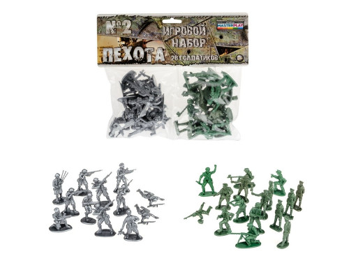 Дитячий набір солдатиків "Піхота" №2 1-041