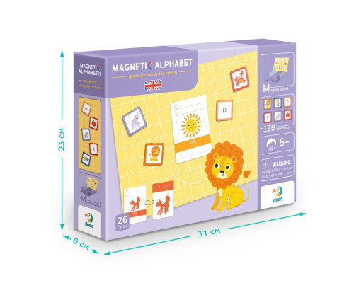 Розвиваюча магнітна гра "Англійська Азбука" DoDo 200214