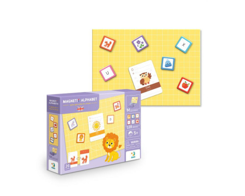Розвиваюча магнітна гра "Англійська Азбука" DoDo 200214