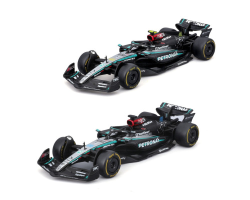 Коллекционная автомодель Mercedes-AMG F1 W15 Performance (2024) Bburago 18-38208, 1:43 масштаб
