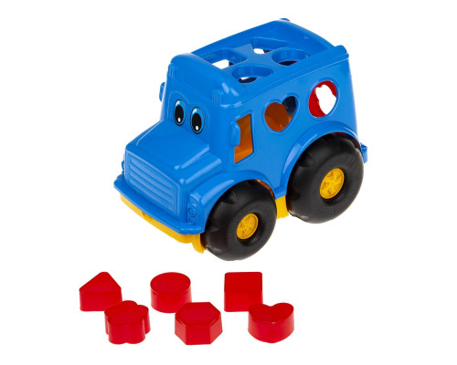 Сортер-автобус "Бусик" №1 Colorplast 0244 Синий