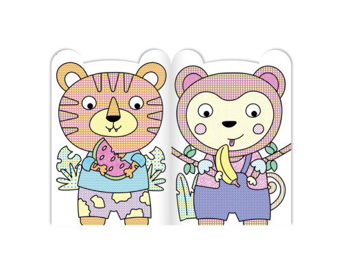 Дитяча розмальовка "Water Book Вухастики" РМ-82-03, 6 аркушів