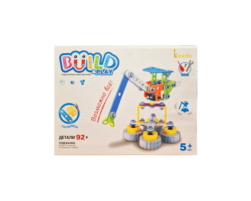 Конструктор Build&Play "Портовий кран" HANYE J-7701, 92 елементи