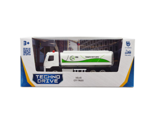 Автомодель игровая VOLVO ГАЗОВОЗ UPG TechnoDrive 250301, 11 см