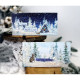 Набір для створення 2 шт вітальних листівок на підставках "Зимові казки" FDGCK-048, 20 см х 10 см