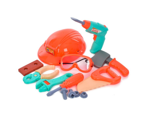 Ігровий набір інструментів "Tool Set" H3006-3 шуруповерт, окуляри, каска