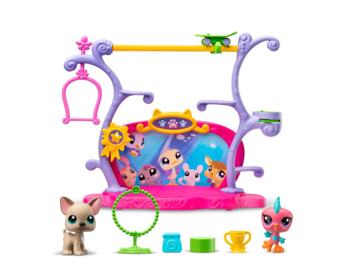 Игровой набор "Шоу Талантов" Littlest Pet Shop 00558 сцена, 2 фигурки, аксессуары