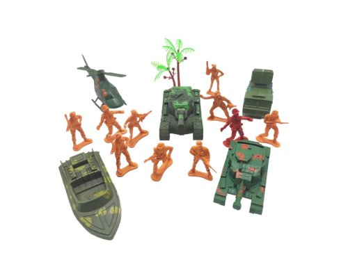 Cолдати в наборах 6288-B95 техніка, фігурки, в кульці