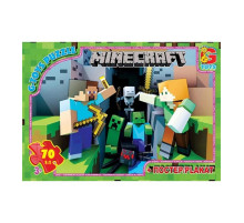 Пазли дитячі "Minecraft" Майнкрафт MC778, 70 елементів