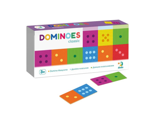 Настольная игра Домино Классическое DoDo 300225, 28 карточек