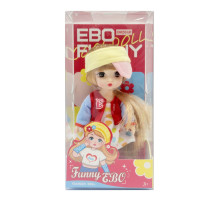 Лялька шарнірна для дівчаток Funny EBO DH2368B(Yellow) 15 см