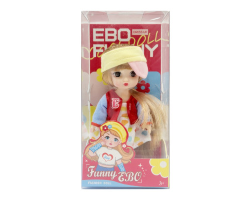 Лялька шарнірна для дівчаток Funny EBO DH2368B(Yellow) 15 см