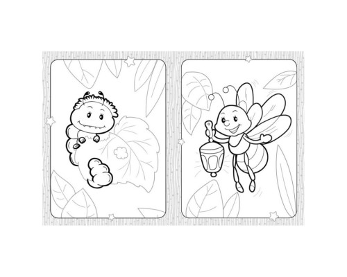 Розмальовка дитяча Комашиний мікросвіт КЕНГУРУ 1489007 для найменших