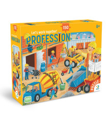 Пазл дитячий "Професії. Будівельник" 300703, 150 елементів