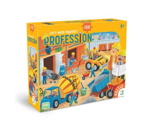 Пазл дитячий "Професії. Будівельник" 300703, 150 елементів