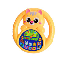 Інтерактивна іграшка кермо "Мандрівничок: Ферма" M 6305, 18 см, українська