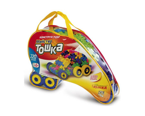 Конструктор з великими деталями «Майстер Тошка» 80037UNK, 220 запчастин
