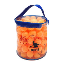 М'ячі для настільного тенісу MS 2201-1(Orange) 100 штук, 40 мм