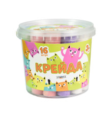 Крейда для малювання на асфальті 50139ST 16 штук, різнокольорова