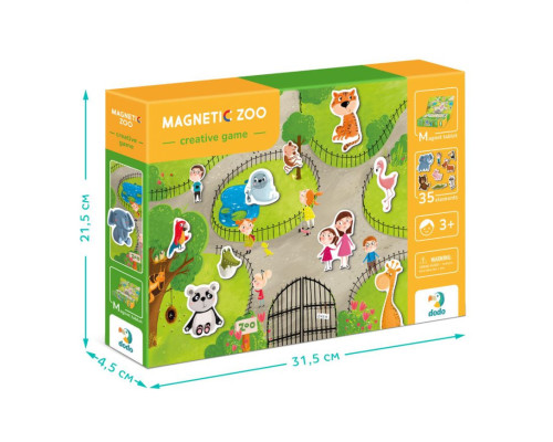 Розвиваюча магнітна гра "Зоопарк" DoDo 200207