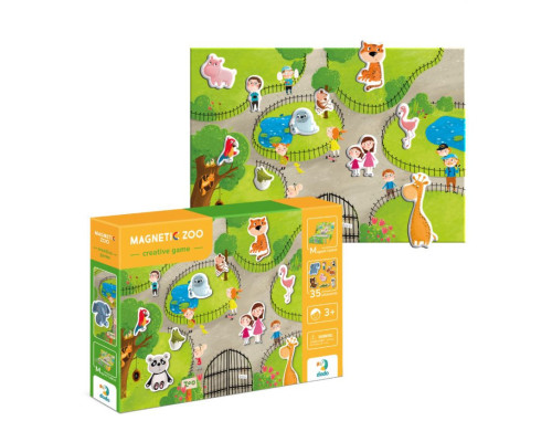Розвиваюча магнітна гра "Зоопарк" DoDo 200207
