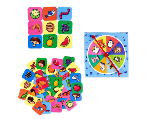 Настольная игра "Кто, что ест?" 30547 на украинском языке