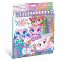 Набір для творчості Скетчбук: Зіркові друзі Nebulous Stars 11141 з олівцями