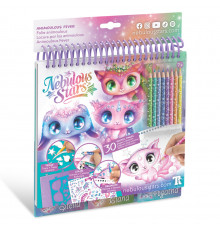 Набір для творчості Скетчбук: Зіркові друзі Nebulous Stars 11141 з олівцями