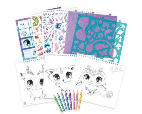 Набір для творчості Скетчбук: Зіркові друзі Nebulous Stars 11141 з олівцями