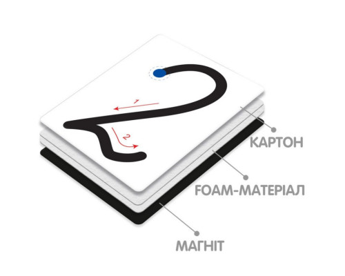 Демонстрационный магнитный набор цифр и математических знаков VT5555-02