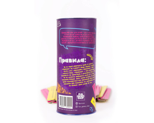 Настільна гра "Правда або Дія: для дітей" Fun Games Shop FGS22-UKR Укр
