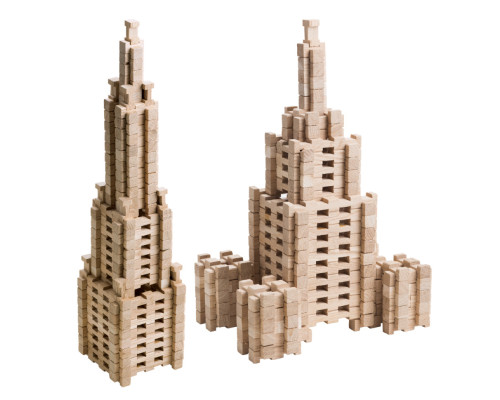 Деревянный конструктор "Фантазия" Igroteco 900033, 240 деталей