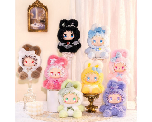 Коллекционная мягкая игрушка с кольцом "Зайчики" POP TOP Lucky Emma MJ-000090 серии "Lovely Emma"