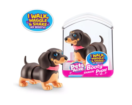 Інтерактивне цуценя Грайлива Такса PETS ALIVE 9530SQ1-3 ходить веляє хвостиком