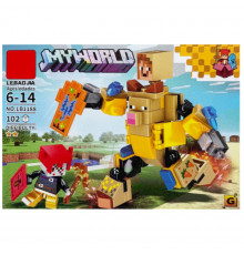 Дитячий конструктор "Minecraft" LB1188-G 102 деталі
