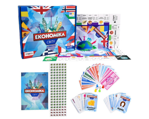 Настільна гра Монополія "Економіка світу" 31028, 2-4 гравці