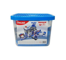 Конструктор "Полиция" 013888/02 в пластиковом боксе, 231 деталь