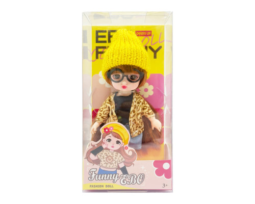 Лялька шарнірна для дівчаток Funny EBO DH2368B(Yellow-1) 15 см