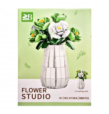 Дитячий конструктор "Квіти Lacroplatycodon" Flower Studio 9108A ​​568 деталей
