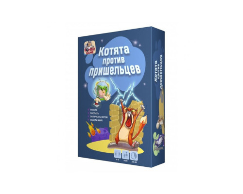 Настольная игра "Коты против Пришельцев" Bombat 800385 рус