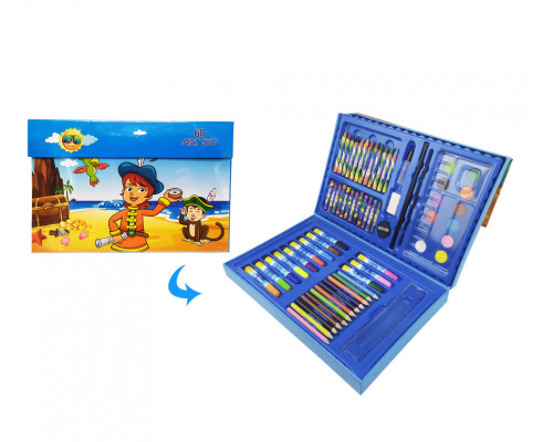 Детский набор для рисования MK 3226 в чемодане Остров Сокровищ