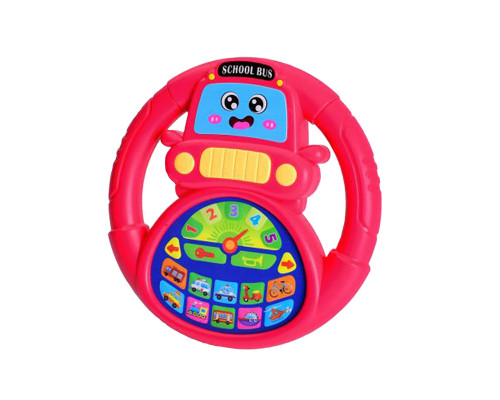 Інтерактивна іграшка кермо "Мандрівничок: Автосвіт" M 6304, 18 см, українська