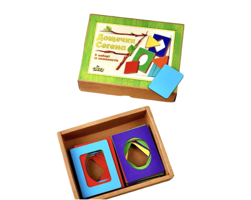 Вкладиші Дошки Сегена "фігури, кольори" (ПСД212) PSD212