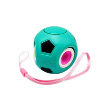 Детская игрушка-антистресс "Футбольный мяч" BK168-27(Turquoise) с петелькой