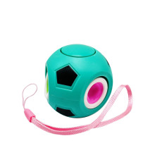 Дитяча іграшка-антистрес "Футбольний м'яч" BK168-27(Turquoise) з петелькою